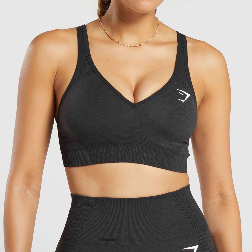 Gymshark black sports bra
